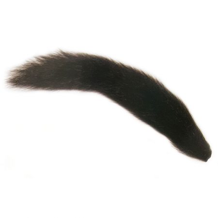 FOX SQUIRREL TAIL Dyed Black