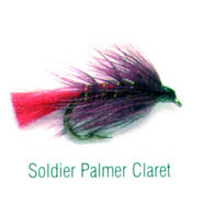 Wet Fly - SOLDIER PALMER CLARET