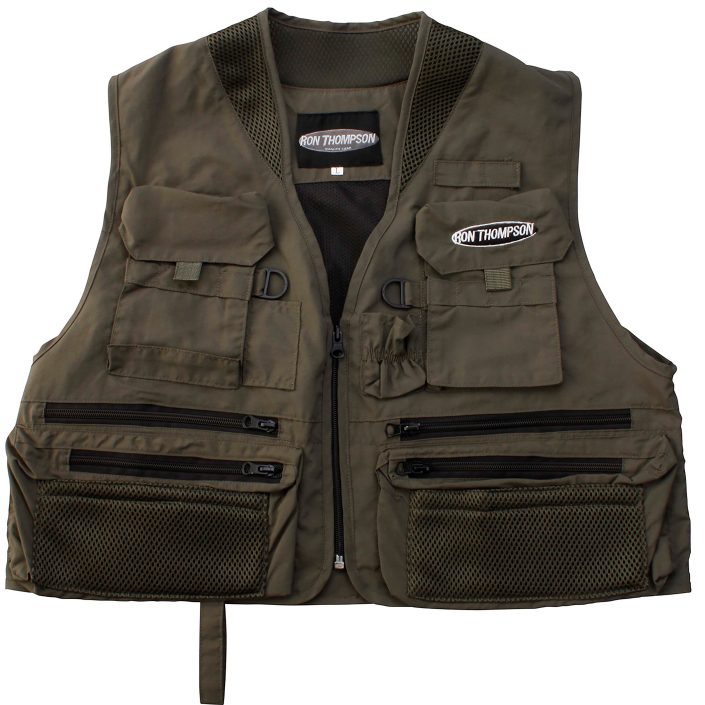 Wychwood Gorge Fly Fishing Vest – Green – Men's/Unisex With Exterior Pockets