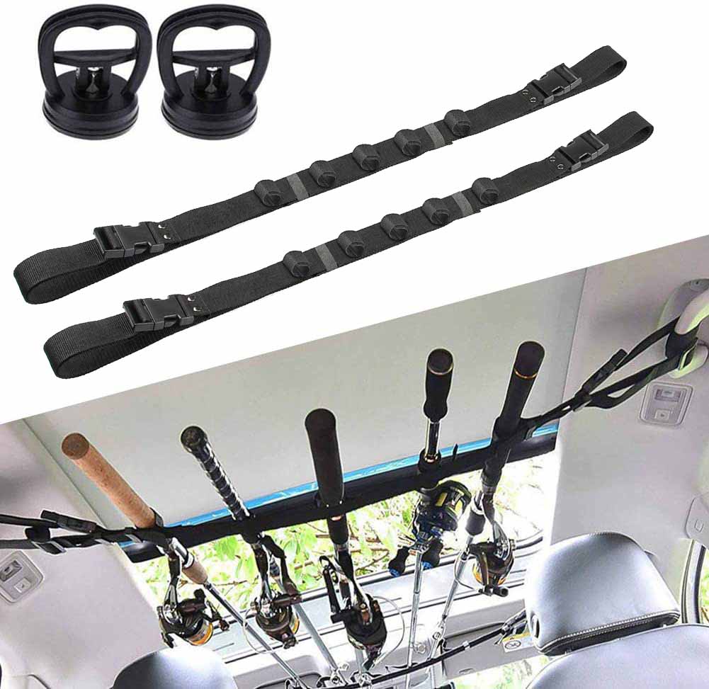 2Pcs Car Elastic Strap Strong Adhesion Organization Polyester Easy Install Fishing  Rod Carrier for - buy 2Pcs Car Elastic Strap Strong Adhesion Organization  Polyester Easy Install Fishing Rod Carrier for: prices, reviews