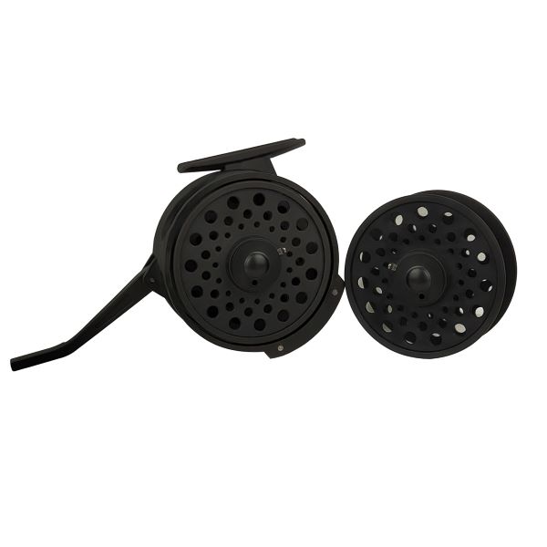 SUPER LIGHT GRAPHITE AUTOMATIC FLY REEL #4/6