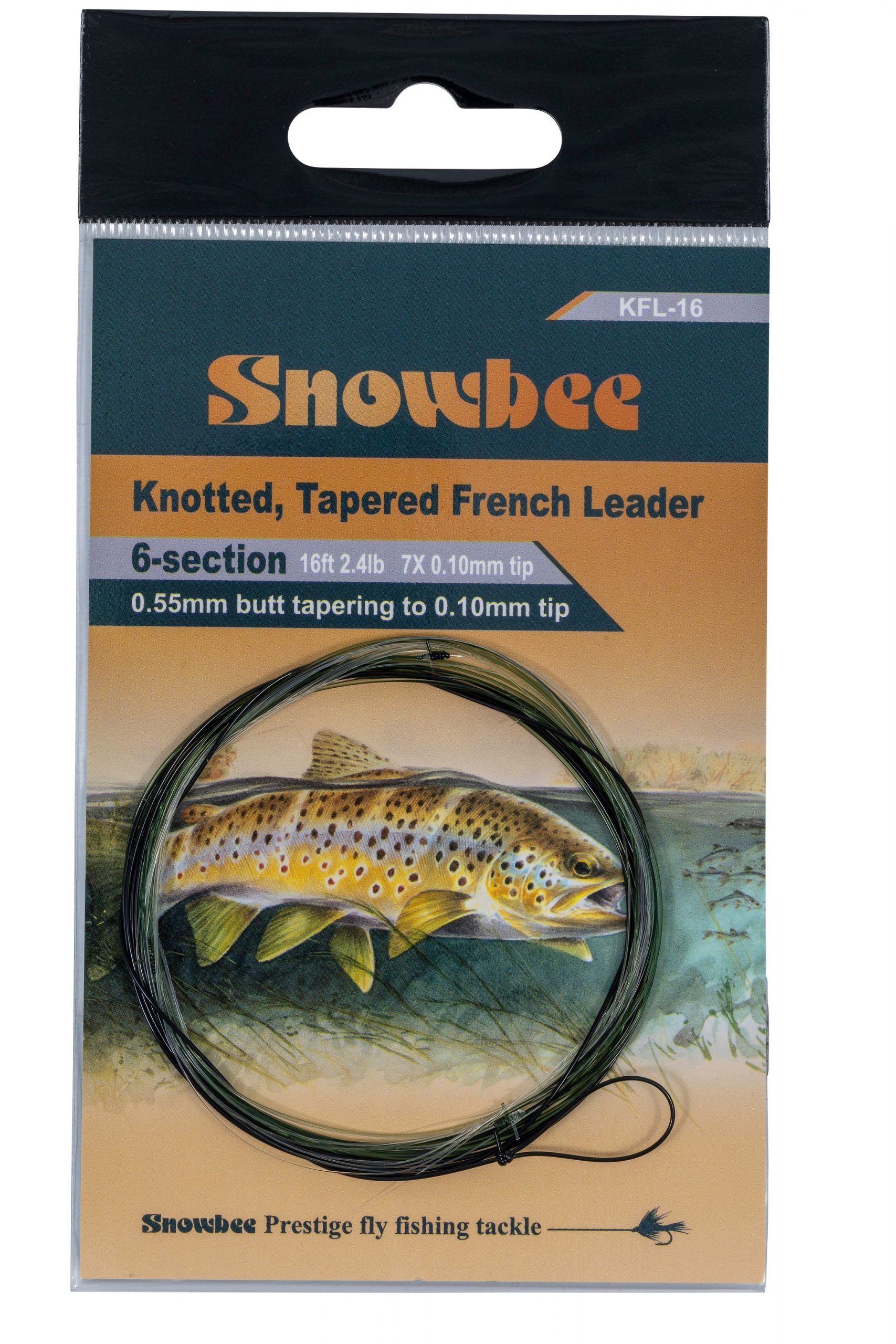 Snowbee Knotted Tapered French Leader | FastmailTackle